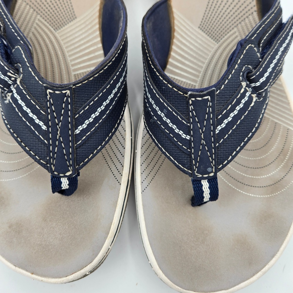 Clarks Cloudsteppers Women's Adjustable Thong San… - image 5